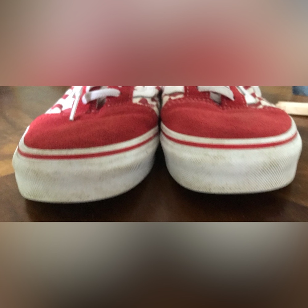 Vans Sneaker Old Skool, checkered red, low top lace-up, Unisex 11 W, 9.5M - Picture 5 of 9